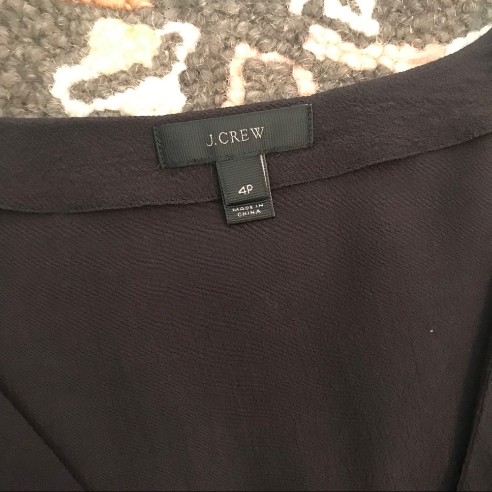 J Crew Short Sleeve Button Peplum Blouse - Picture 3 of 5